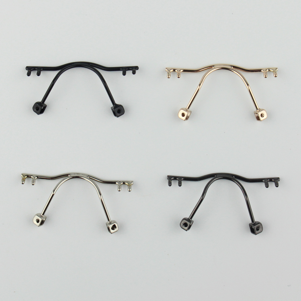 10 pièces lunettes pont nez Pad bras métal sans monture optique cadre cassé remplacement lunettes lunettes accessoire 1113