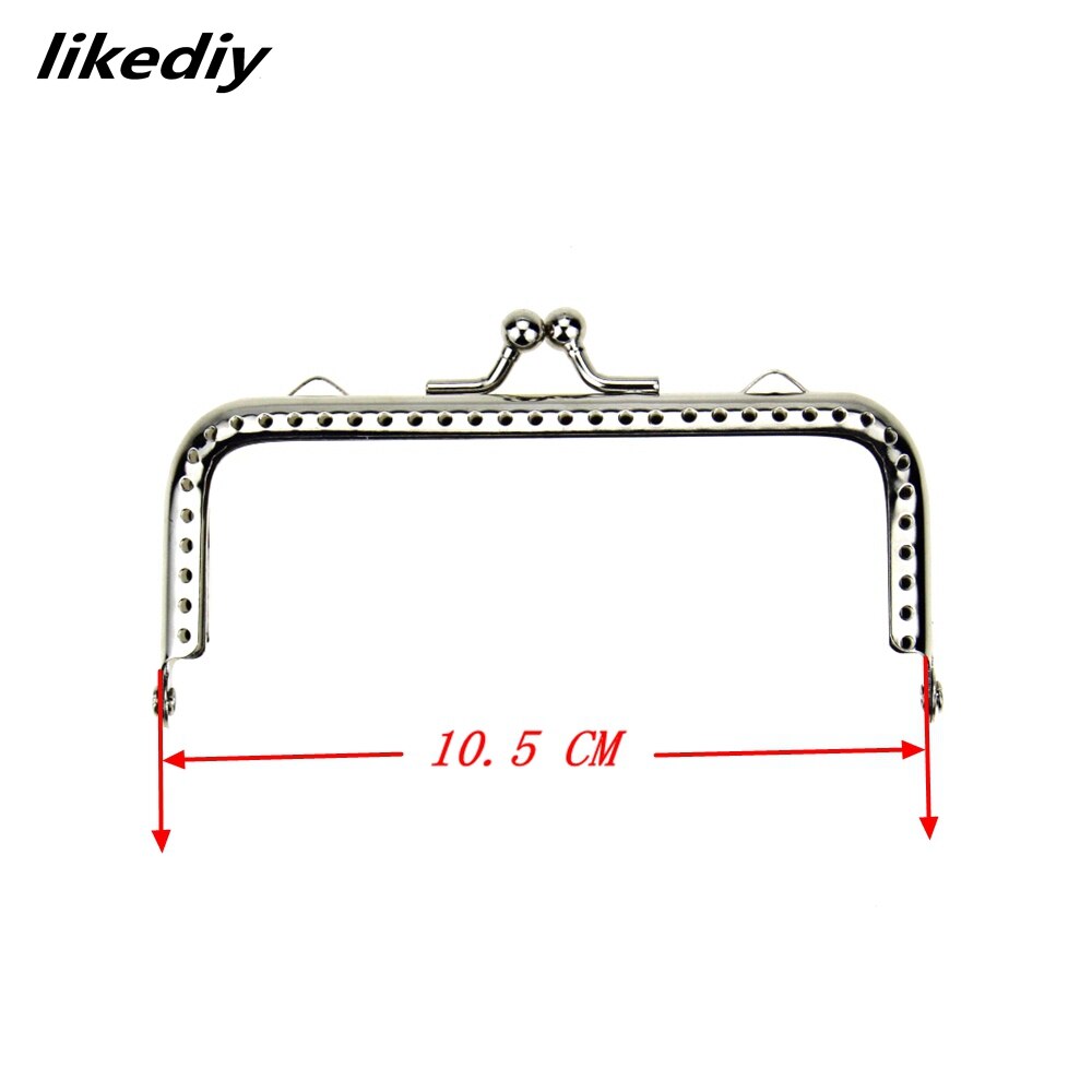 20 stks/partij Glanzend Zilver Basic Metalen Portemonnee Frame Kus Sluiting Lock DIY Tas Accessoires 8.5/10.5/12.5/15.5/18CM: brons