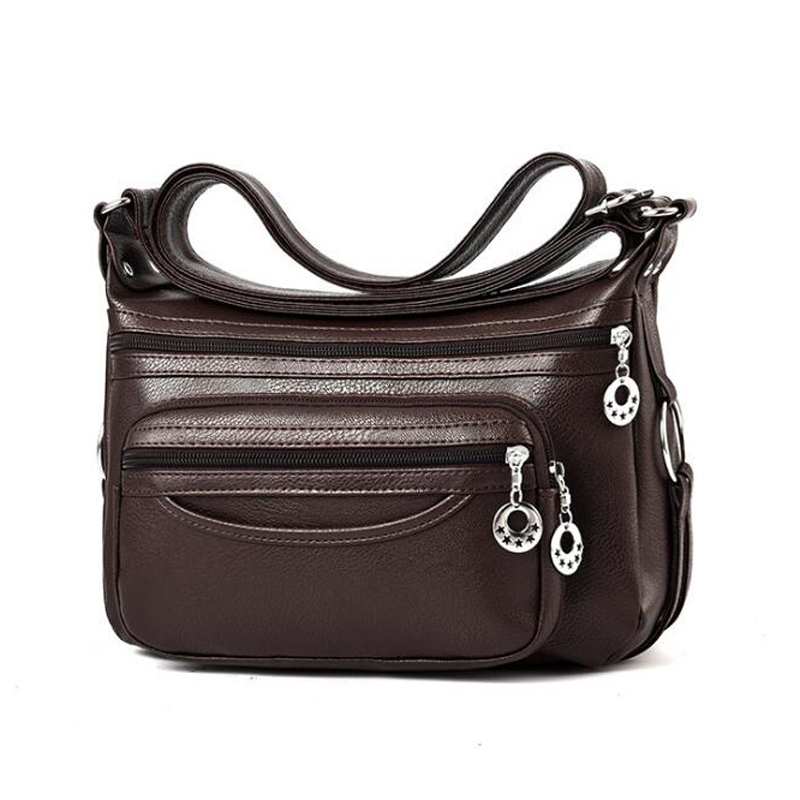 Yogodlns , bolso Crossboy para mujer, bolsos de cuero PU para mujer, bolsos de hombro de para mujer, bolso grande de hombro para señora, Bolsa: coffee