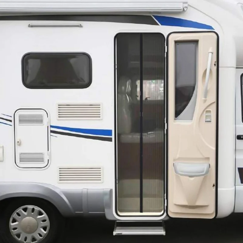 4 farger 5 størrelser magnetisk myggnett sommer anti-insekt flue dørgardiner netting automatisk lukkende dørskjerm kjøkkenklistremerke gardin