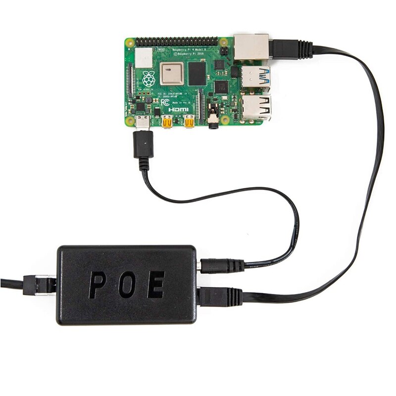 PoE Splitter 5V 4A for Jetson Nano, for Raspberry Pi 4 and More - Active PoE+ to Barrel Jack or Gigabit PoE Splitter