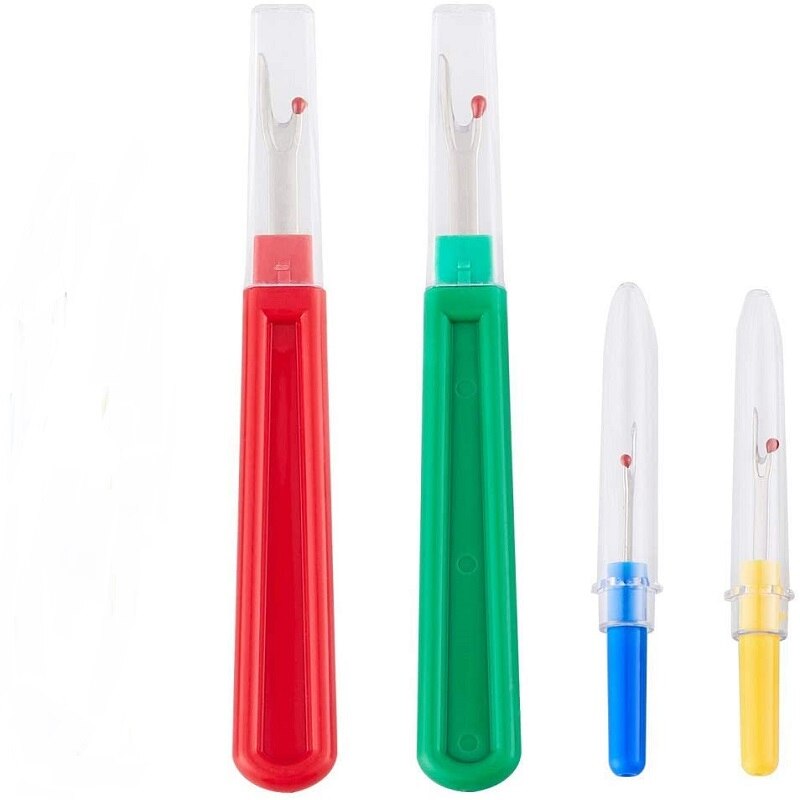 Seam Ripper Tool with Light Kit 1pcs Large LED Seam Ripper and 1pcs Small Sewing Thread Remover Sewing Stitch Rippers: A 4PCS