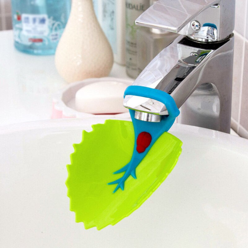 Leaves Shape Faucet Extender Water Faucet Extension Toddler Kids Hand Washing Water-saving Children Bathroom Sink Accessory