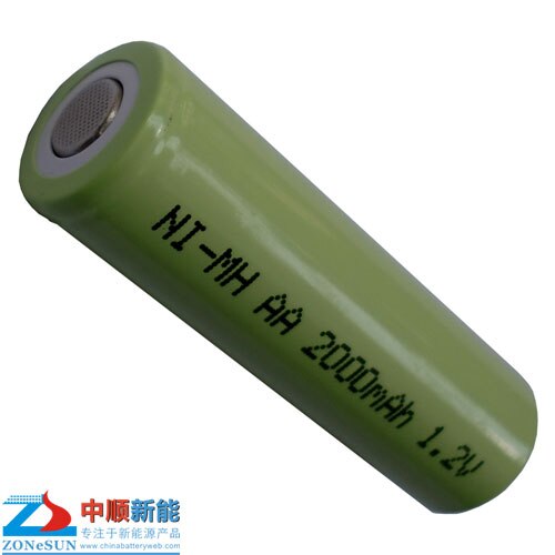 In the core 2000mAh 1.2V Ni MH rechargeable battery 5 AA flat digital battery care products Rechargeable Li-ion Cell