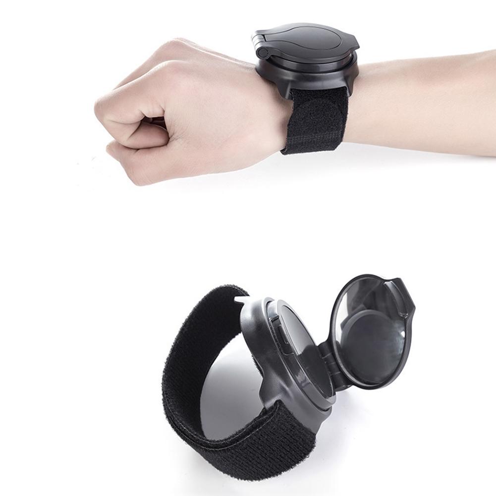 Mountain Bike Wrist Reflector Wrist Strap Rear View Mirror 360 Degree Rotating Mirror Bicycle Wrist Strap Rearview Cycling Tool
