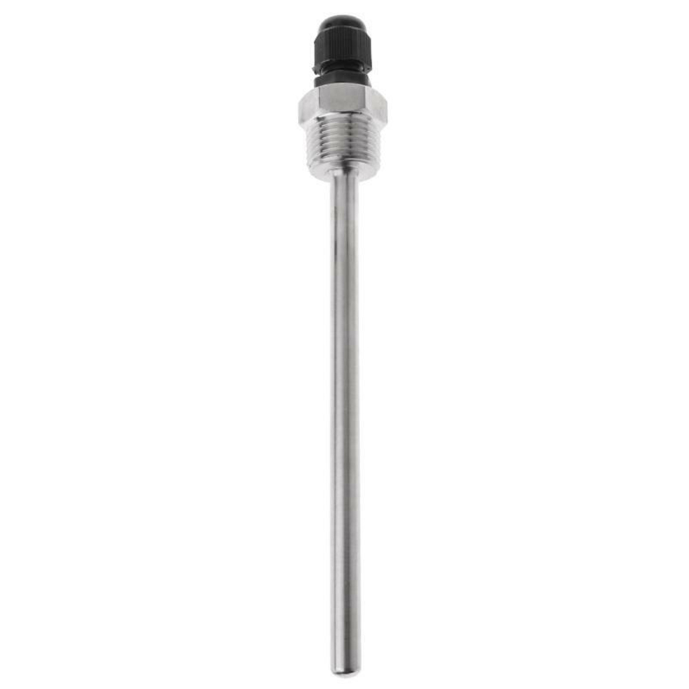 Pozzetto termometrico da 30-200 mm in acciaio inossidabile 304 con filettatura 1/2 G OD6mm Tasca per manicotto ad immersione per sensore di temperatura: bianca