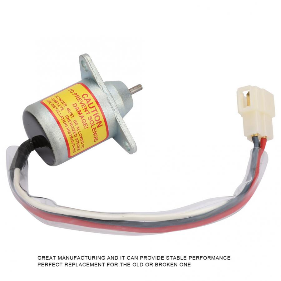 12V Diesel Fuel Engine Shut off Stop Solenoid Valve Replacement Kit 1503ES-12S5SUC5S Solenoid