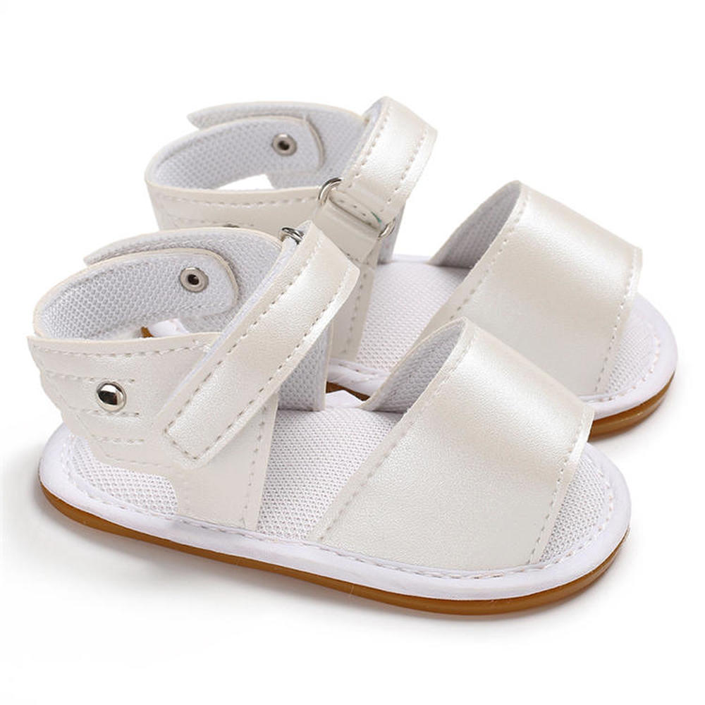 Infant Baby Shoes Girl Sandals Rubber Soft Sole Anti-Slip Summer Pu Wing Newborn First Walker Crib Shoes