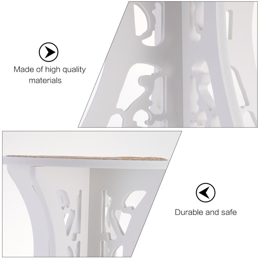 1 Pc Flower Rack Simple Durable Wooden Indoor Stand Rack Shelf for Home Balcony