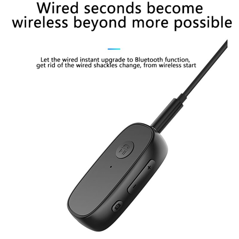 Clip-on Bluetooth 5.0 Adapter Multi-Function Headset Bluetooth Connector Car Stereo Bluetooth Receiver