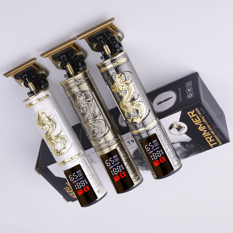 Máquina de cortar cabelo profissional para homens, máquina de corte de barbear, aparador de barba, barbeiro, barbeador elétrico masculino