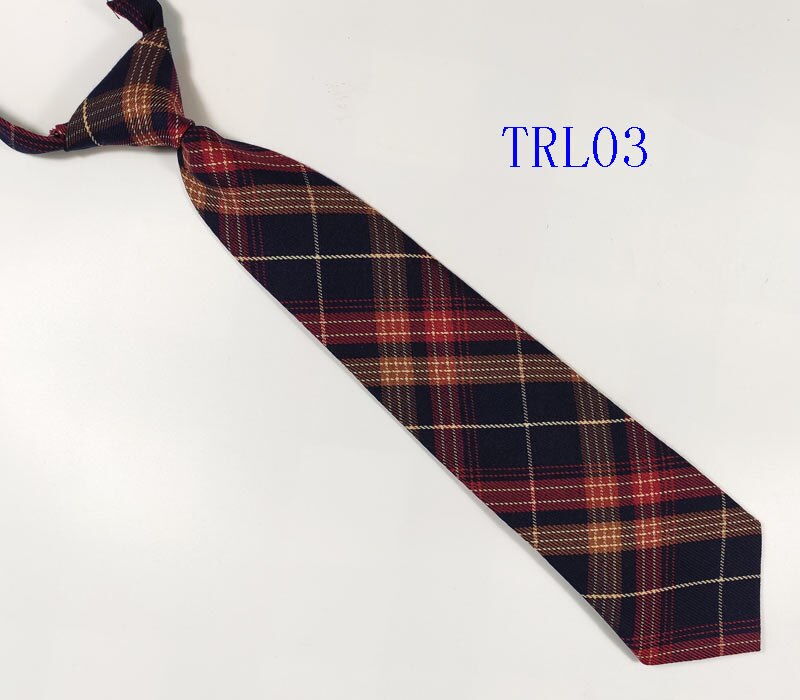 Dreng plaid elastik justerbare slips skole bryllup slips børn studerende gravatas 33cm længde 7cm bredde: Trl 03