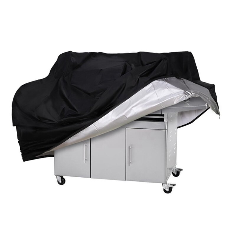Garden Outdoor BBQ Cover Grill Cover Protection Dust-proof Rainproof Cloth Cover Square Barbecue Accessories