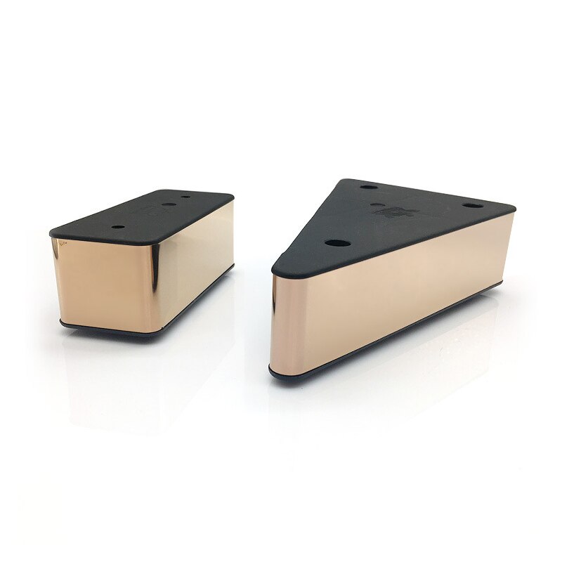 RectangleTriangle Gold schwarz Möbel zubehör Unterstützung Hardware- Beine Kunststoff Für Stuhl TV Schrank Sofa Bett Schränke