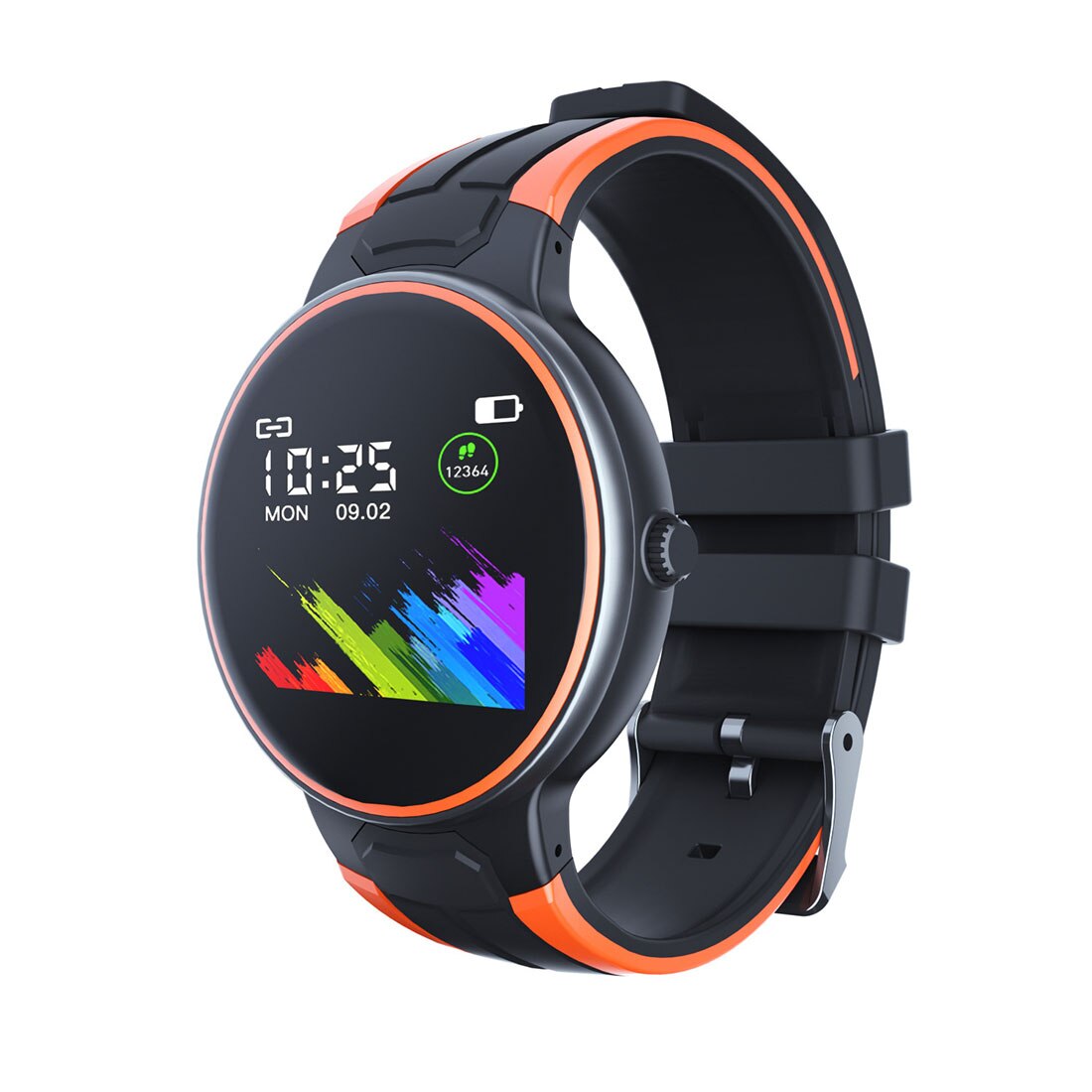 Smart Watch Round smart watches for Android phones and iOS phones compatible with iPhone Samsung IP67 Swimming WaterproofFitnes: Yellow