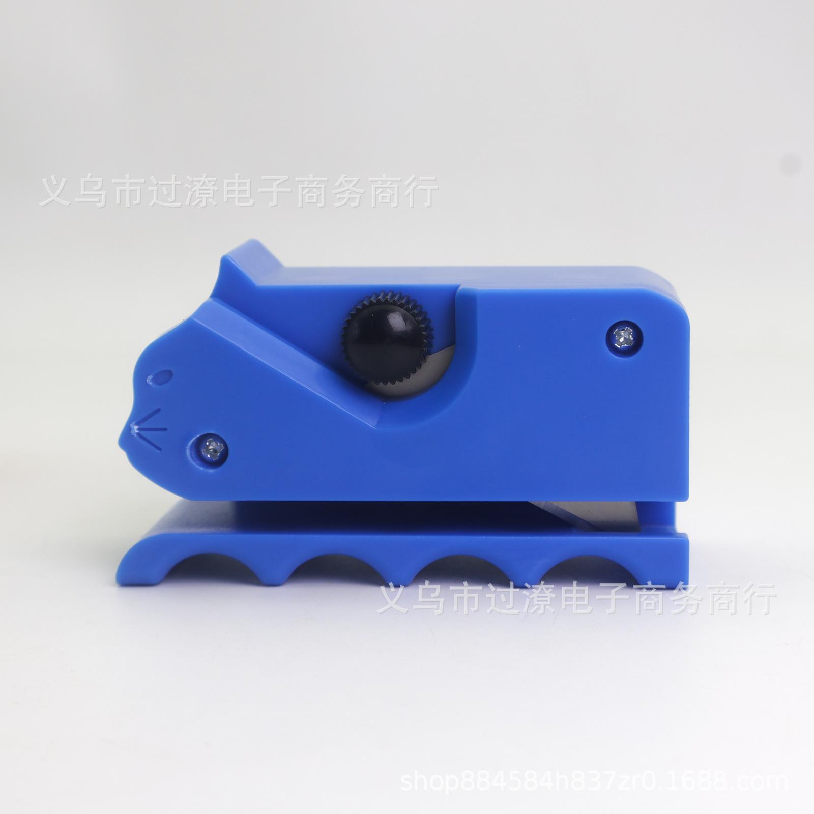 Nueva máquina cortadora de cartón, cortador de cartón casero para rascadores de gatos, pelacables de tiras, herramientas artesanales de plástico DIY: Rojo