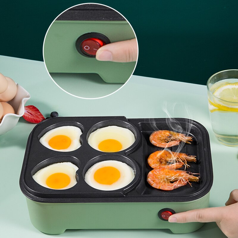 Electric Eggs Roasted Hamburger Machine Red Beans Cake Crepe Maker Home Mini Pie Pancake Baking Fried Egg Omelette Frying Pan