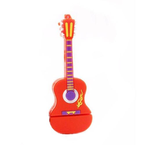 JASTER USB 2.0 Guitar pen drive 4GB 8GB 16GB 32GB USB Flash Drive pendrive memory stick u disk: 64GB / red