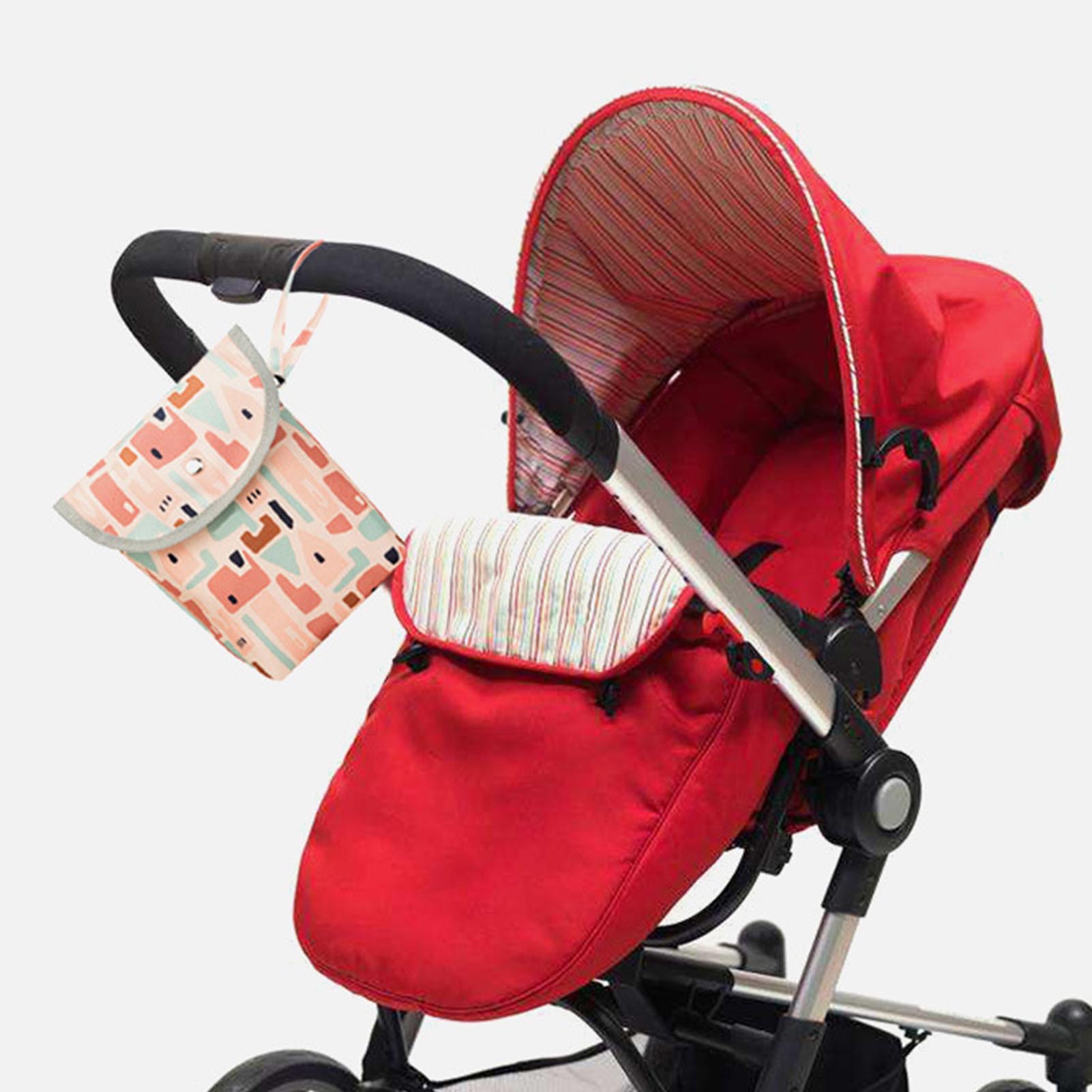 Multifunktionale Baby Windel Tasche Windel Organizer Wiederverwendbare Wasserdicht Drucke Nass/Trocken Tasche Mumie Reise Windel Tasche