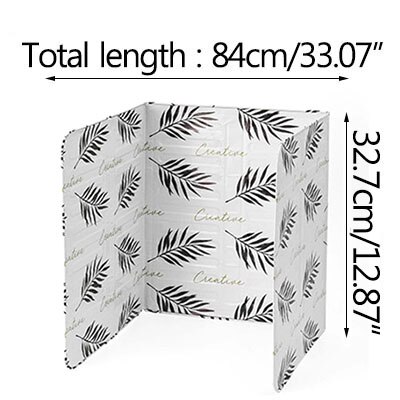 Aluminum Foldable Splatter screen Kitchen Tool Gas Stove Baffle Plate Frying Pan Oil Splash Protection Screen Kichen Accessories: A