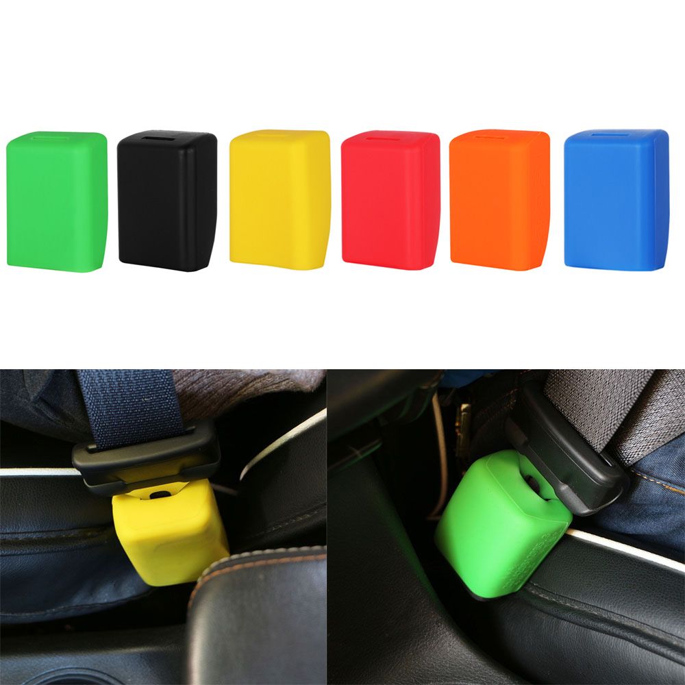 Siliconen Autogordel Gesp Covers Universele Auto Veiligheidsband Contactdoos Beschermer Stof Preventie Anti Kras Auto Accessoires