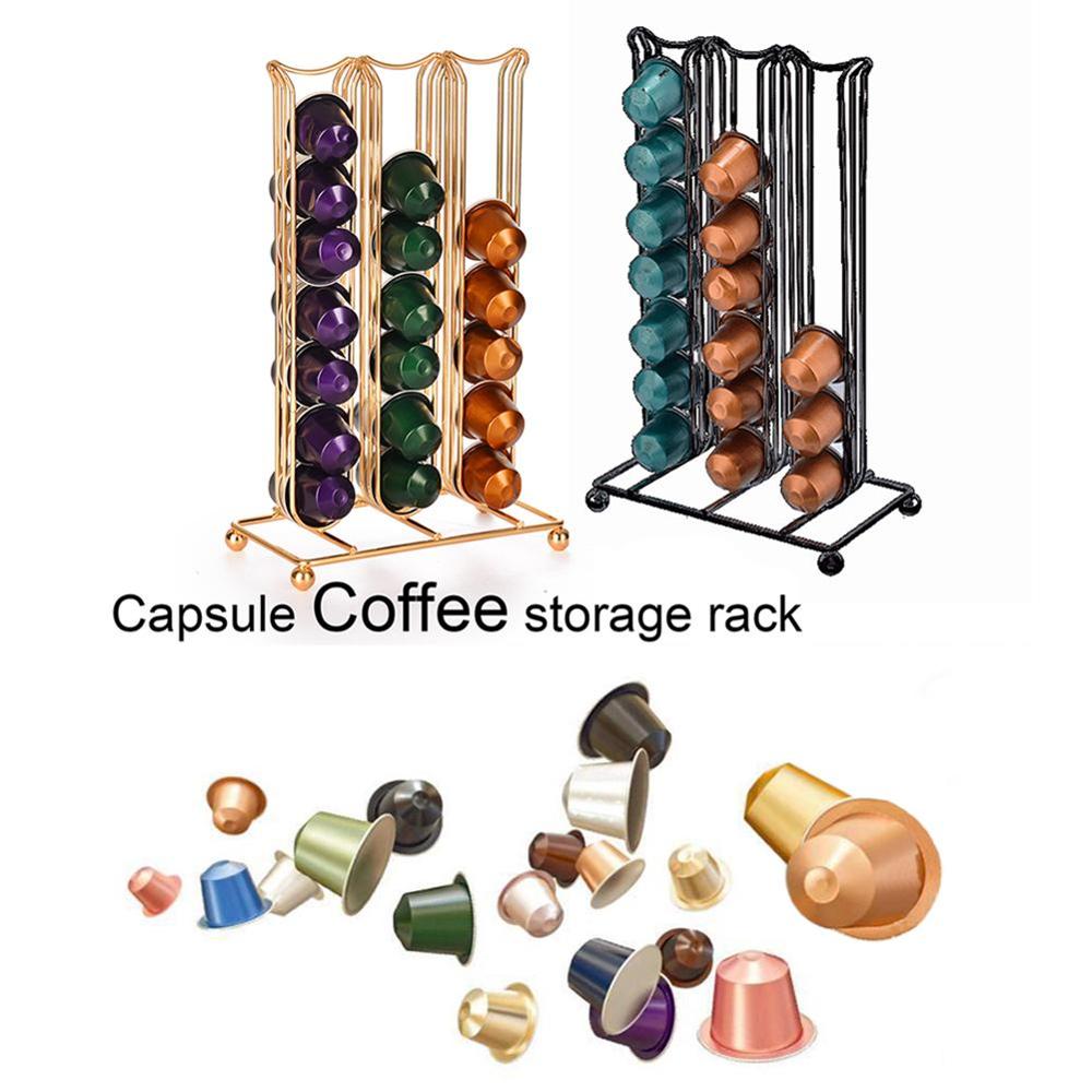 42 Coffee Capsules Pods Holder Dispenser Storage Stand Display Rack Organizer soporte capsulas nespresso Coffee Pod Holder