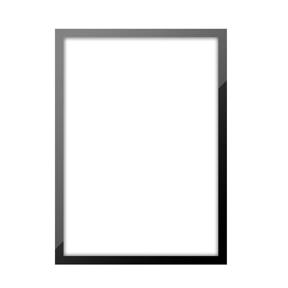 Portable Magnetic Photo Frame Self Adhesive Magnetic Picture Frames Practical Durable Magnetic Display Board Wall Home Decor: 7 inch / Yellow