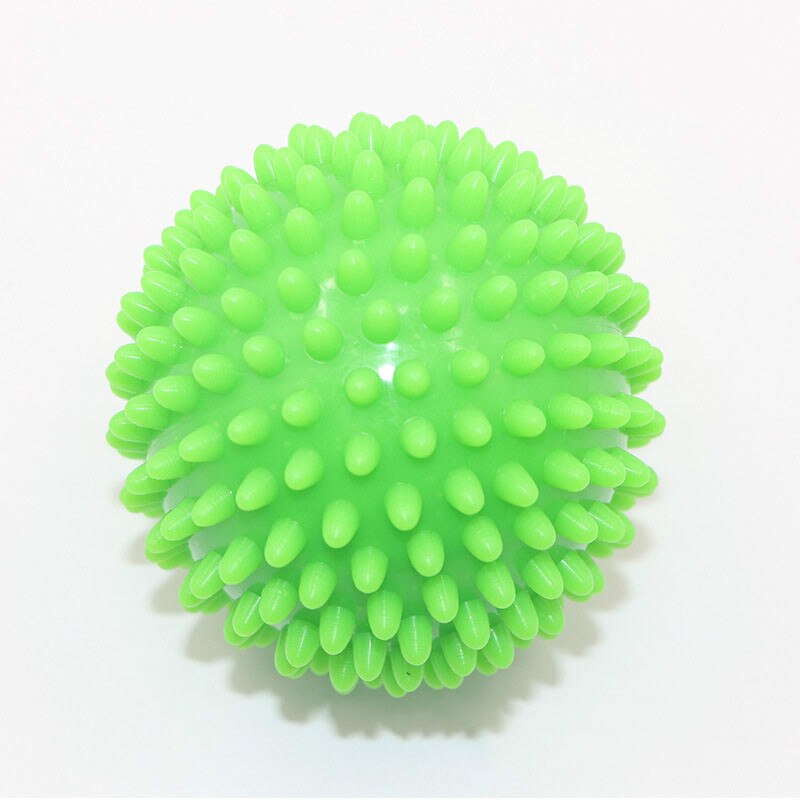 Unique 7.5cm/9cm Durable PVC Spiky Yoga Massage Ball Drain Point Fitness Hand Foot Pain Plantar Fasciitis Reliever Hedgehog Ball: 7.5CM / 04