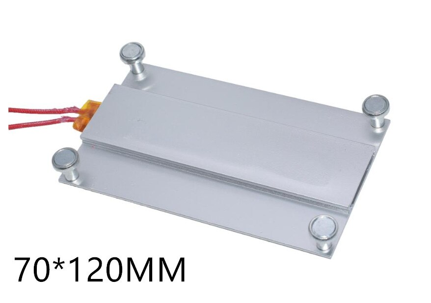 2PCS 74*63mm 70*120mm NEUE LED Entferner BGA Abriss Chip Schweißen Löten Station Aluminium PTC Heizplatte 300W 270 Grad: 220V300W260Degree