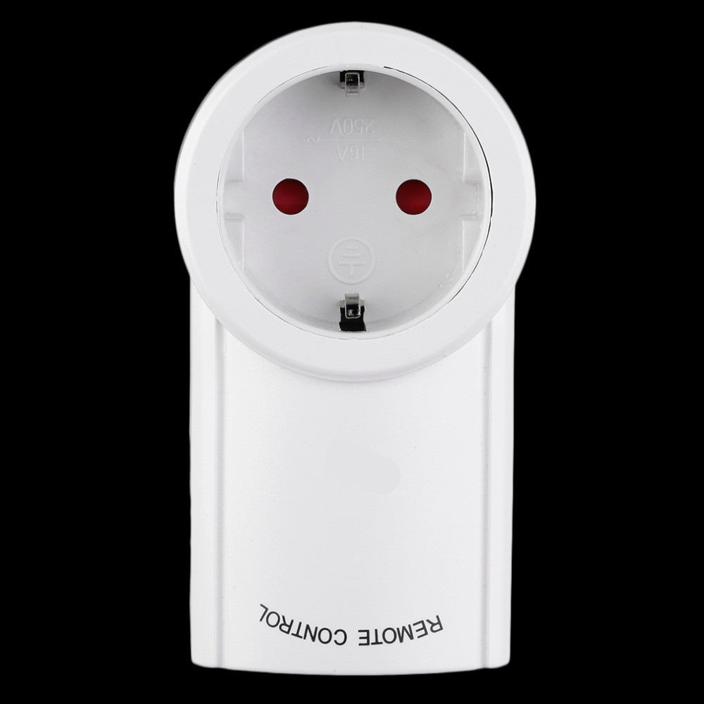 Wireless Remote Control Home House Power Outlet Light Switch Socket 1 Remote EU Connector Plug DC 12V
