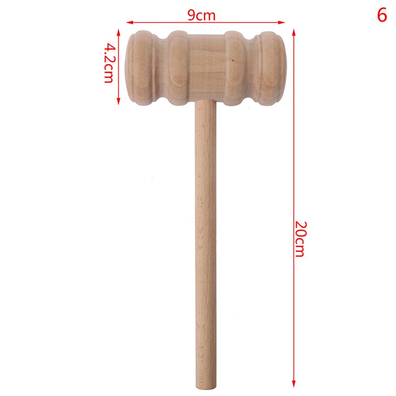 1Pcs Houten Hamer Mallet Carving Tool Lederen Craft Sieraden Maken Hamer Tool