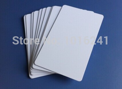 Cartes d'identité blanches imprimables à jet d'encre vierges cartes PVC 230 pièces/sac. Imprimé par Epson R230 R290 R330 T50 imprimante