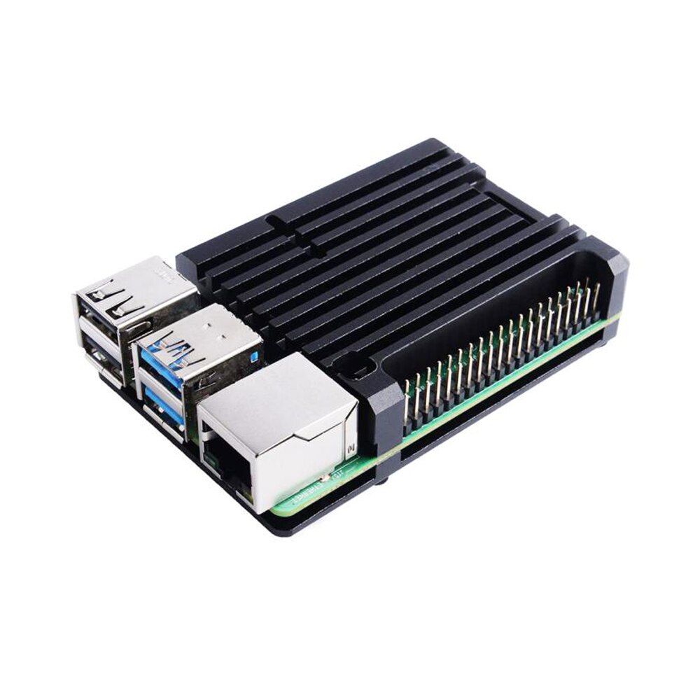 Raspberry Pi 3 Case Abs Behuizing 4 Kleuren Voor Raspberry Pi 2B/3B/3B +/4B Met drie Heatsink Stickers