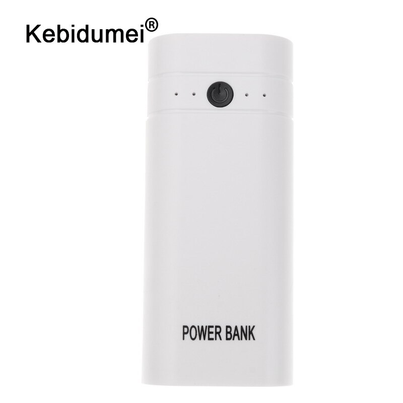 Kebidumei 5600mAh 2X18650 USB Power Bank Batterij Holder Bracket Plastic Charger Case DIY Opbergdoos Voor iPhone