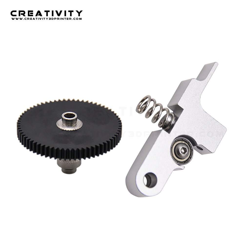 Titan aero-extrusora de metal, engrenagem com braço dentado de 66 dentes, 1.75mm, peças para extrusora: Sliver