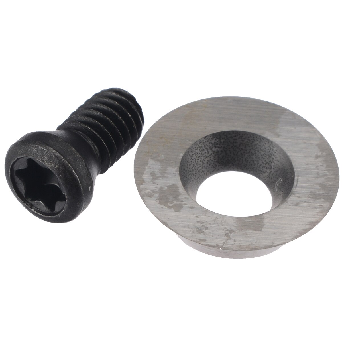 12mm Diameter Tungsten steel Round Carbide Insert Cutter with Screw for Wood Turning Tool Processing Wood