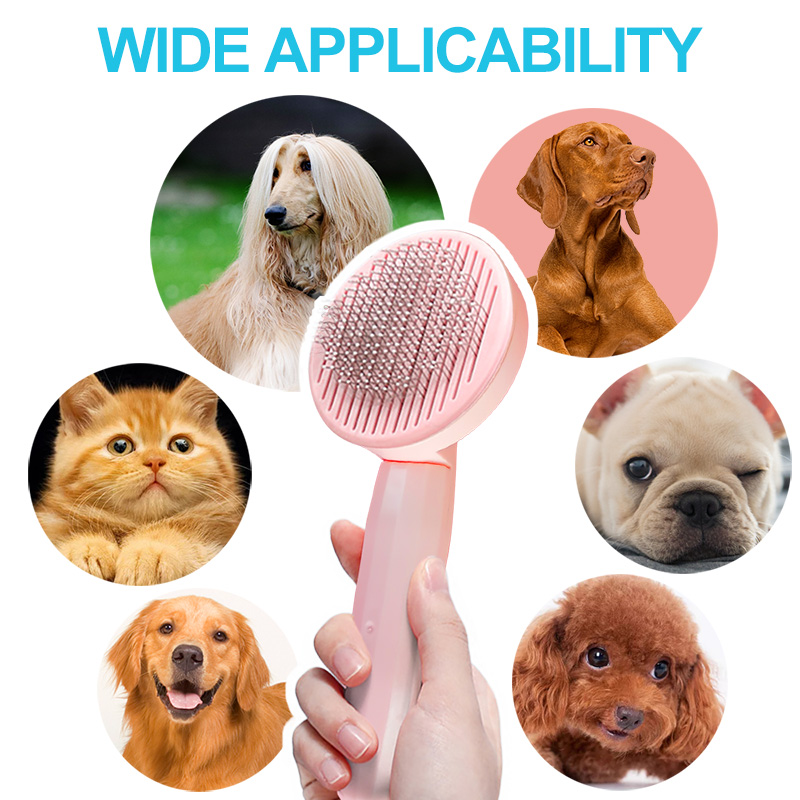 Cepillo para gatos, cepillo para el cuidado de mascotas, para eliminar pelos, removedor de pelo para gatos, peine para quitar el pelo de mascotas, accesorios para el cuidado de cachorros y gatitos