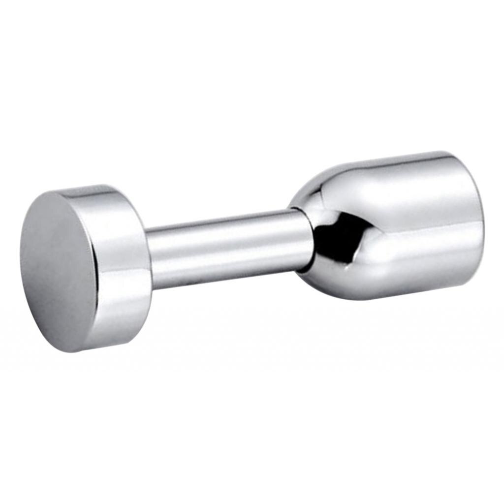 Wall Mounted Small Base Bathroom Towel Hook Rod with Mounting Screws