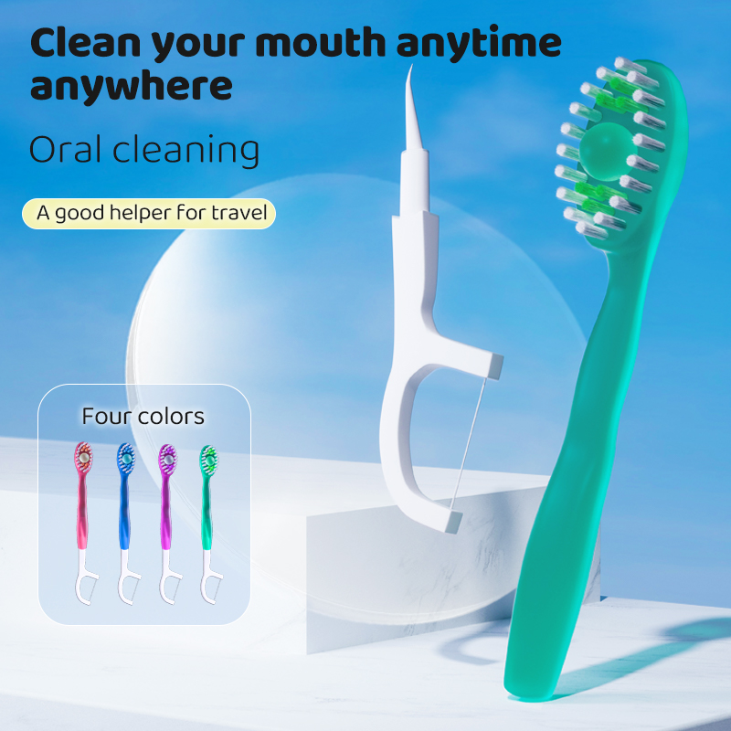 Brosse à dents Portable 5 en 1, fil dentaire 8/16 pièces pour nettoyage buccal ng, brosse à dents jetable pour adultes en voyages d'affaires
