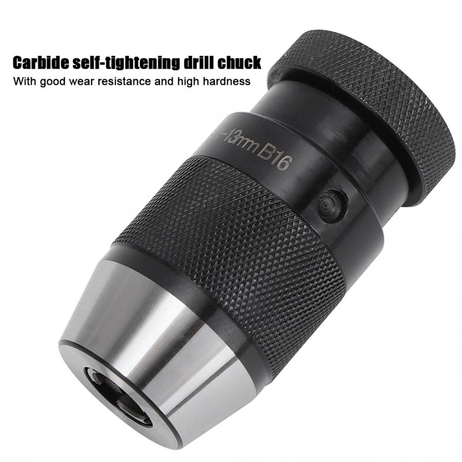 collet chuck B16 Milling Machine Self Tighten Drill Chuck Lathe Automatic Locking Drill Chuck 1-13mm