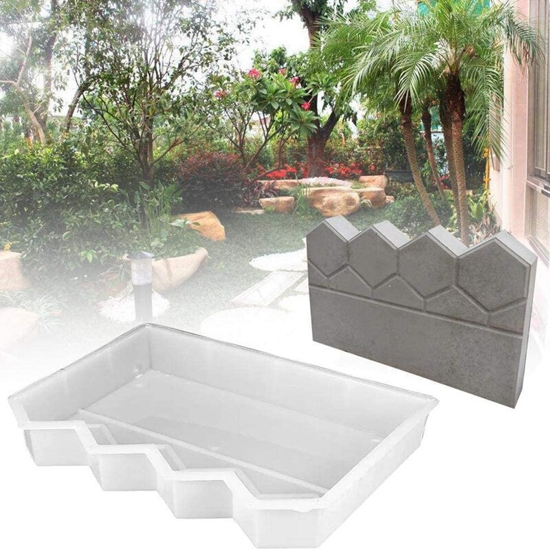 Reusable Concrete Path Maker Molds Stepping Stone Paver Lawn Patio Yard Garden DIY Walkway Pavement Paving Moulds
