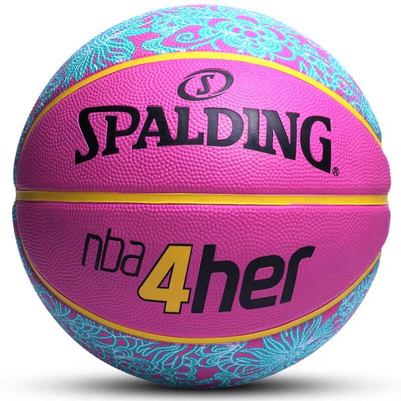 SPALDING Basketball PU No. 7 6 men women rubber indoor outdoor Basketbol Ball fiba Baloncesto basketball: 83-050Y
