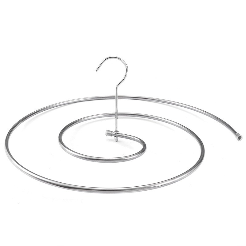 Roestvrij Ronde Spiraal Dekbed Lakens Hanger Deken Hanger Bespaart Ruimte Roterende Droogrek Outdoor Huis Balkon Outdoor Hanger: style 01