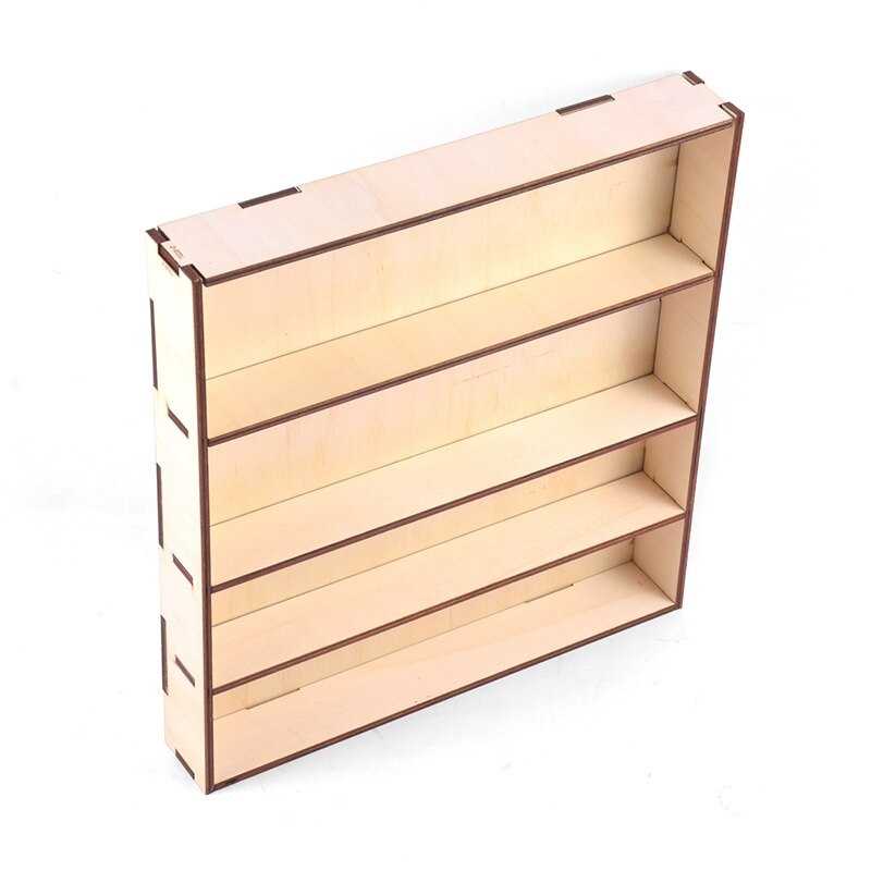 Wooden Paint Rack Storage Stand Holder Box Drawing Tools Paint Modular Organizer Tool Storage Supplies