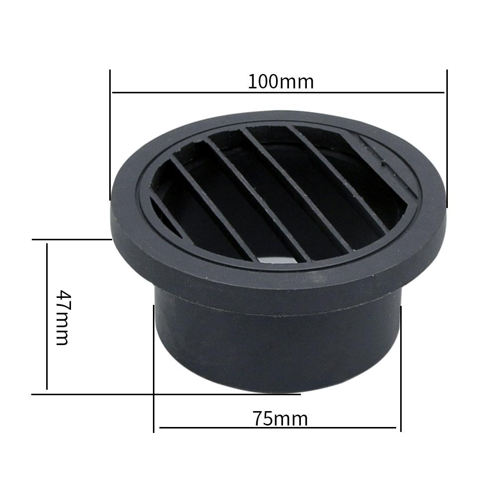 Auto Car Heater Ducting 75MM Warm Air Vent Outlet Parking Heater Air Outlet Automotive Interior Accessories