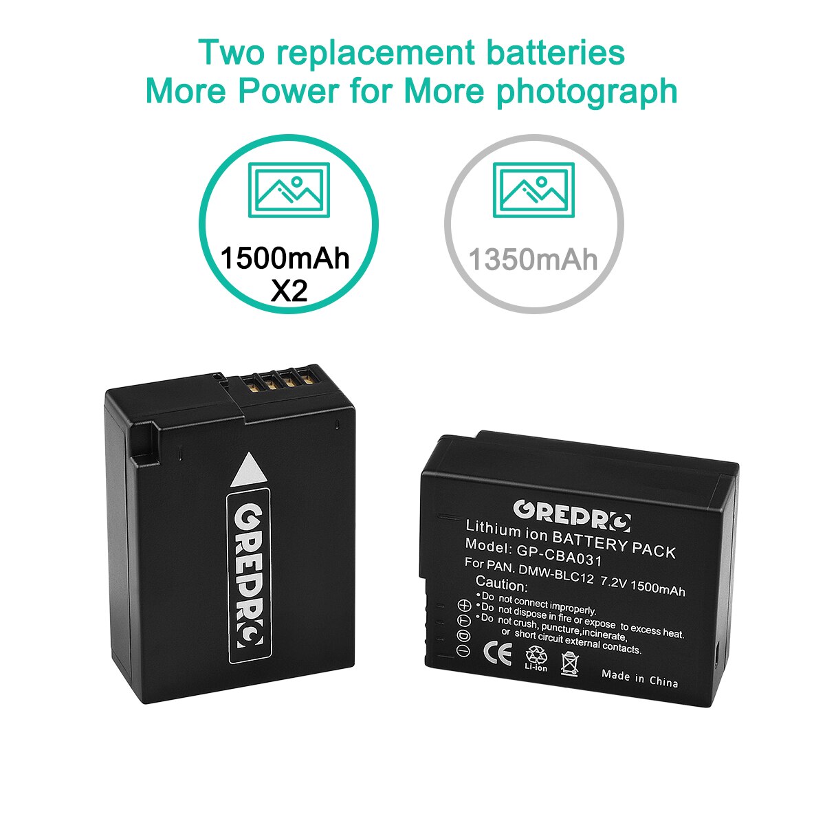 Batterie BLC12 avec chargeur, pour appareil photo Panasonic Lumix DMW-BLC12 DMC-FX1000 DMC-FZ1000 G80 FZ300 G6 G7 G5 Fz300, DMC-FZ200