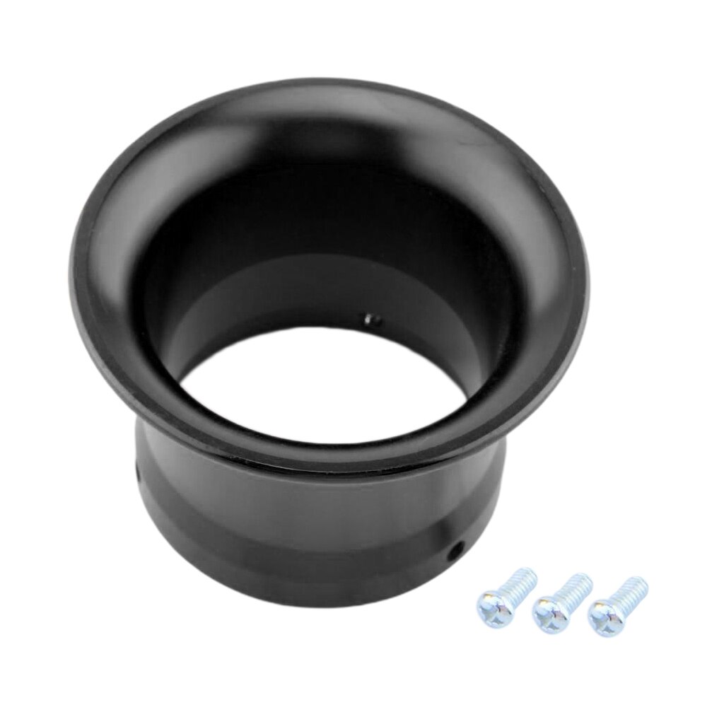 2" Velocity Stack Funnel for PWK24 PWK26 PWK28 PWK30 Carburetor Intake 50mm: Black