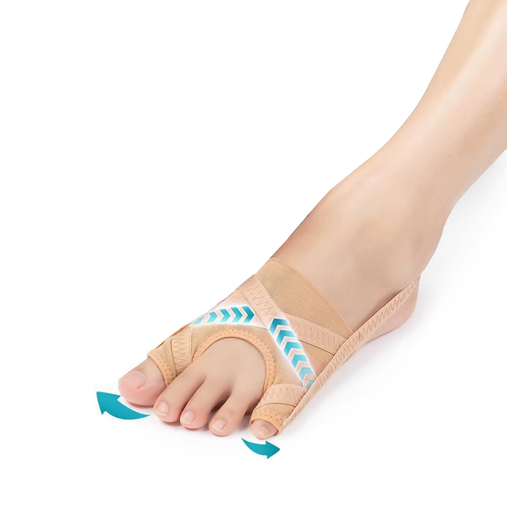 Toe Separator Hallux Valgus Bunion Corrector Orthotics Feet Bone Thumb Adjuster Correction Pedicure Sock Straightener Tools: PURPLE