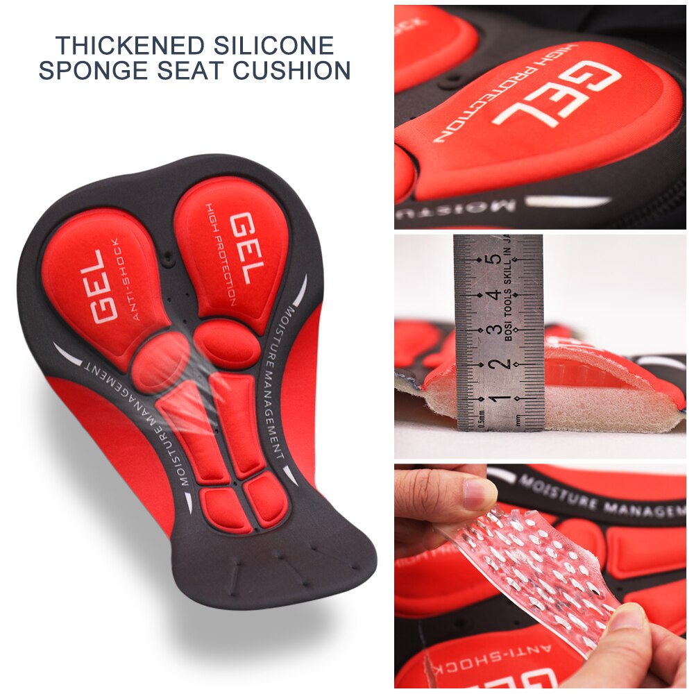 Fietsbroek 3d gel pad heren fietsbroek heren fietskleding mtb snel drogend heren onderbroek bikershort heren shorts