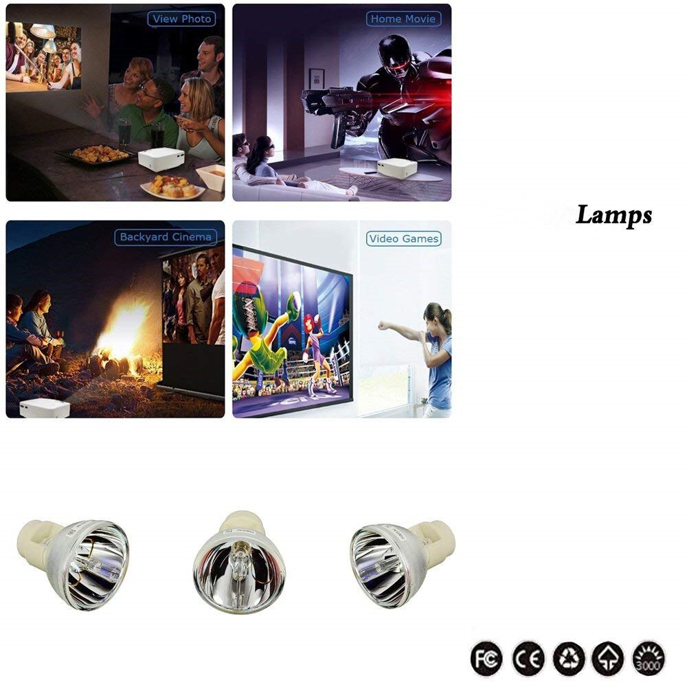 5J.J0W05.001 for Benq W1000 W1000+ W1050 original P-VIP 180/0.8 E20.8 projector lamp bulb